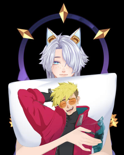 Vash Pillow by Gwennvt_